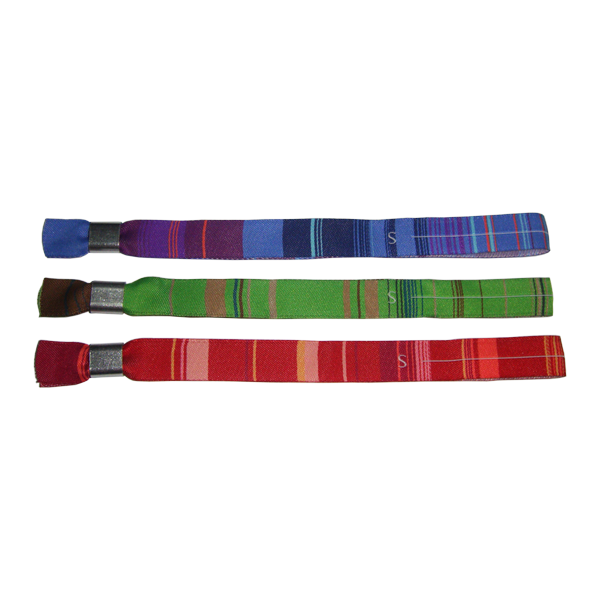 Woven wristband with Alu. lock in good quality | EVPW2147